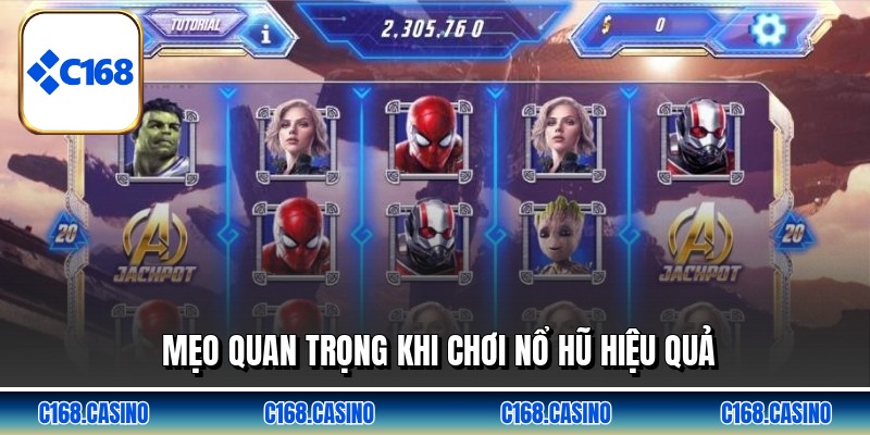 Mẹo quan trọng khi chơi nổ hũ hiệu quả